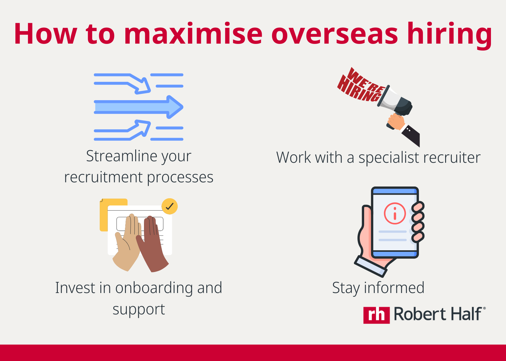 How to maximise oversea hiring
