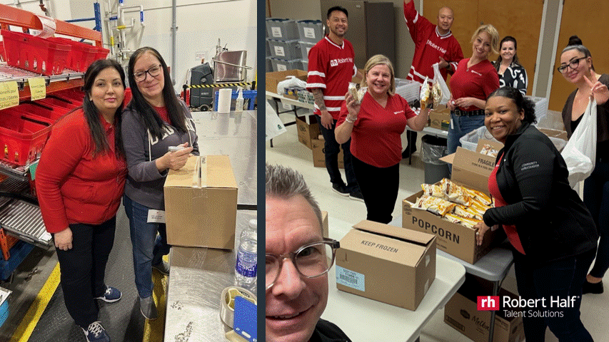 Robert Half Canada employees supporting local communities through events raising awareness and donations