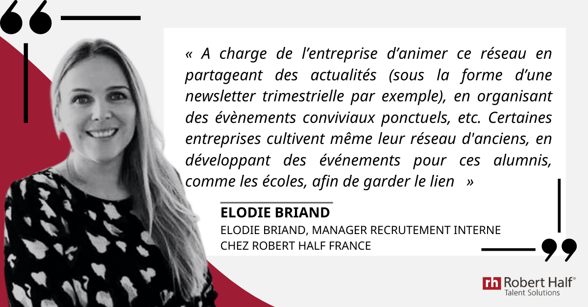 Elodie Briand, Manager Recrutement interne chez Robert Half France. 